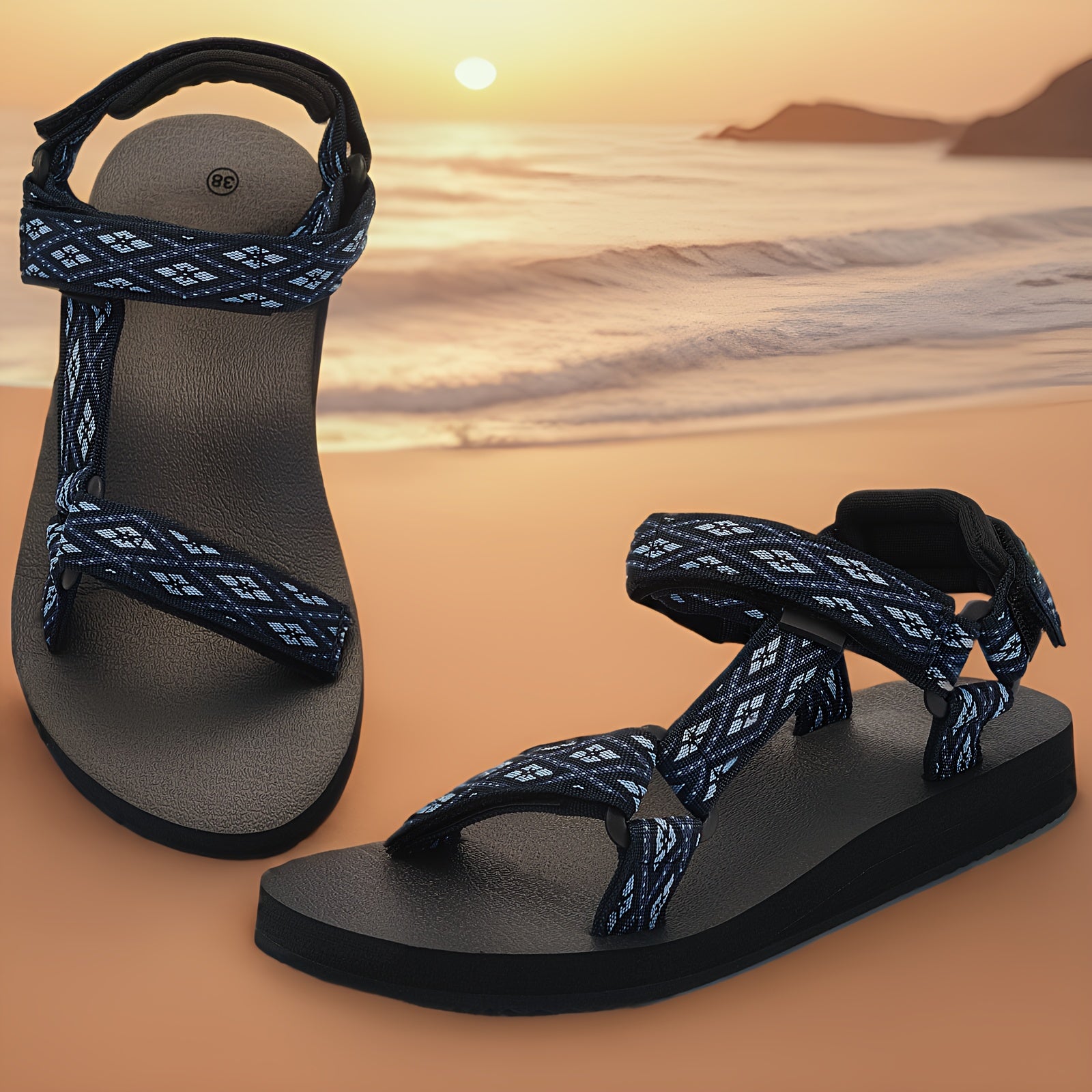 Women's Sport Sandals Hiking Sandals with Arch Support Yoga Mat Insole Outdoor Light Weight Water Shoes