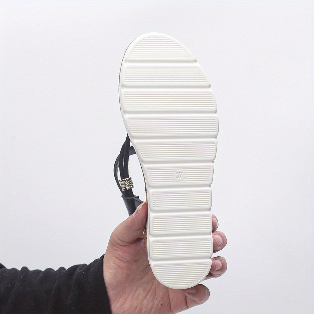 [Summer Women's Sandals] Stylish New Summer Women's Sandals with Thick Soles & Open Toes | Perfect for Casual Wear, Dresses & Beach