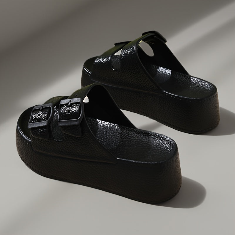 [Comfortable EVA Sandals] Comfortable & Durable Women's Casual EVA Sandals | Adjustable Buckle Straps, Breathable Open-Toe Summer Slippers for Indoor/Outdoor, Beach & Garden Use, Thick Sole Design, Lightweight Footwear